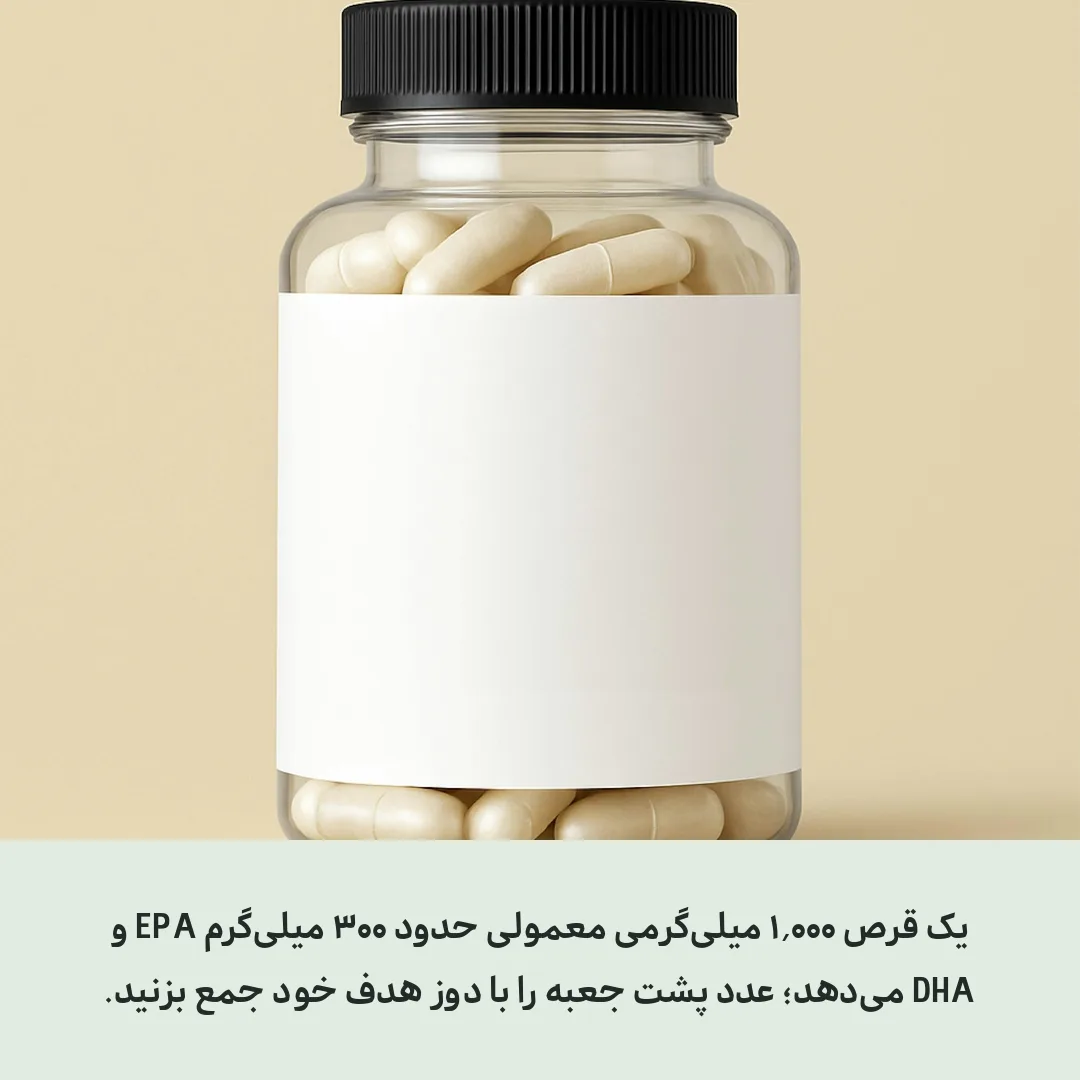 دوز قرص امگا ۳ روزی چند میلی‌گرم