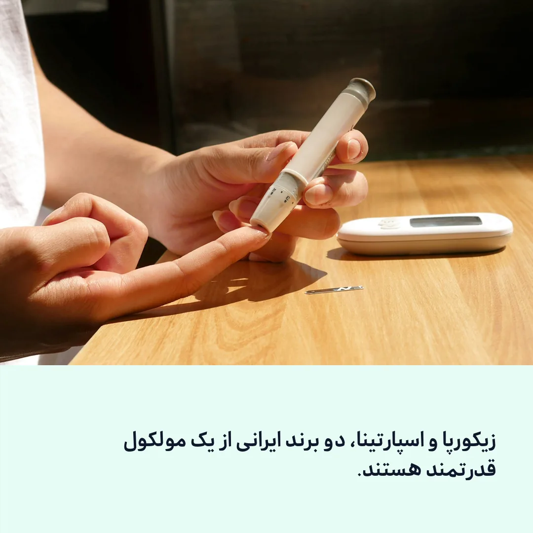 دو برند ایرانی تیرزپاتاید ، زیکورپا و اسپارتینا