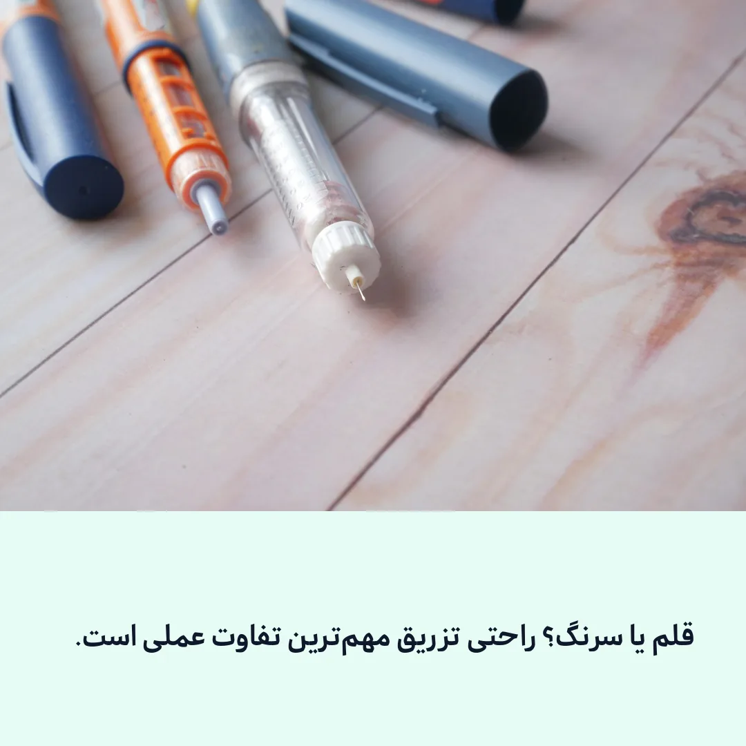 قلم تزریقی و سرنگ از پیش پر شده تیرزپاتاید